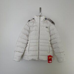 The North Face Gotham Puffer Down Jacket II in Vintage White Women's Size XL